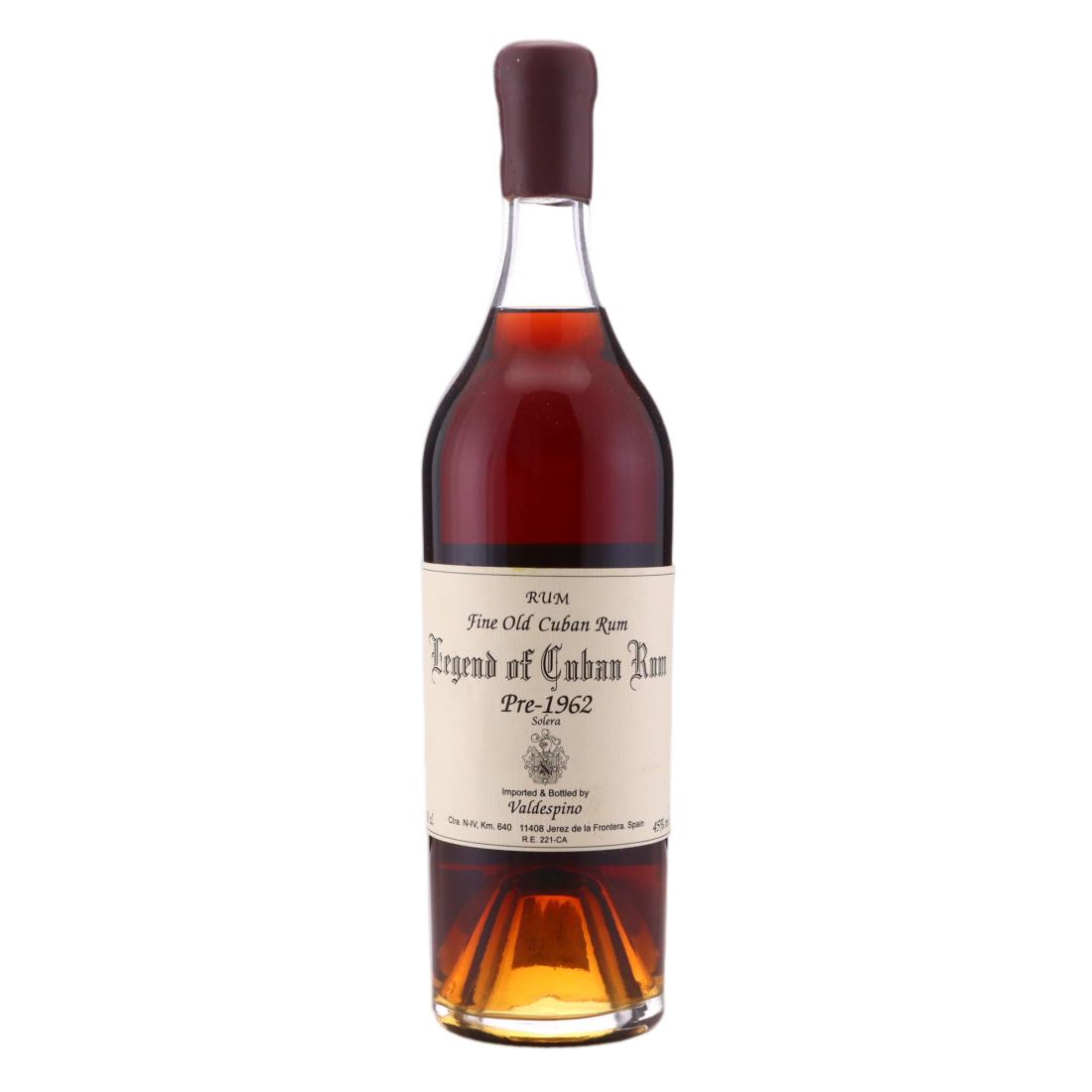 Legend of Cuban Rum pre-1962 Solera