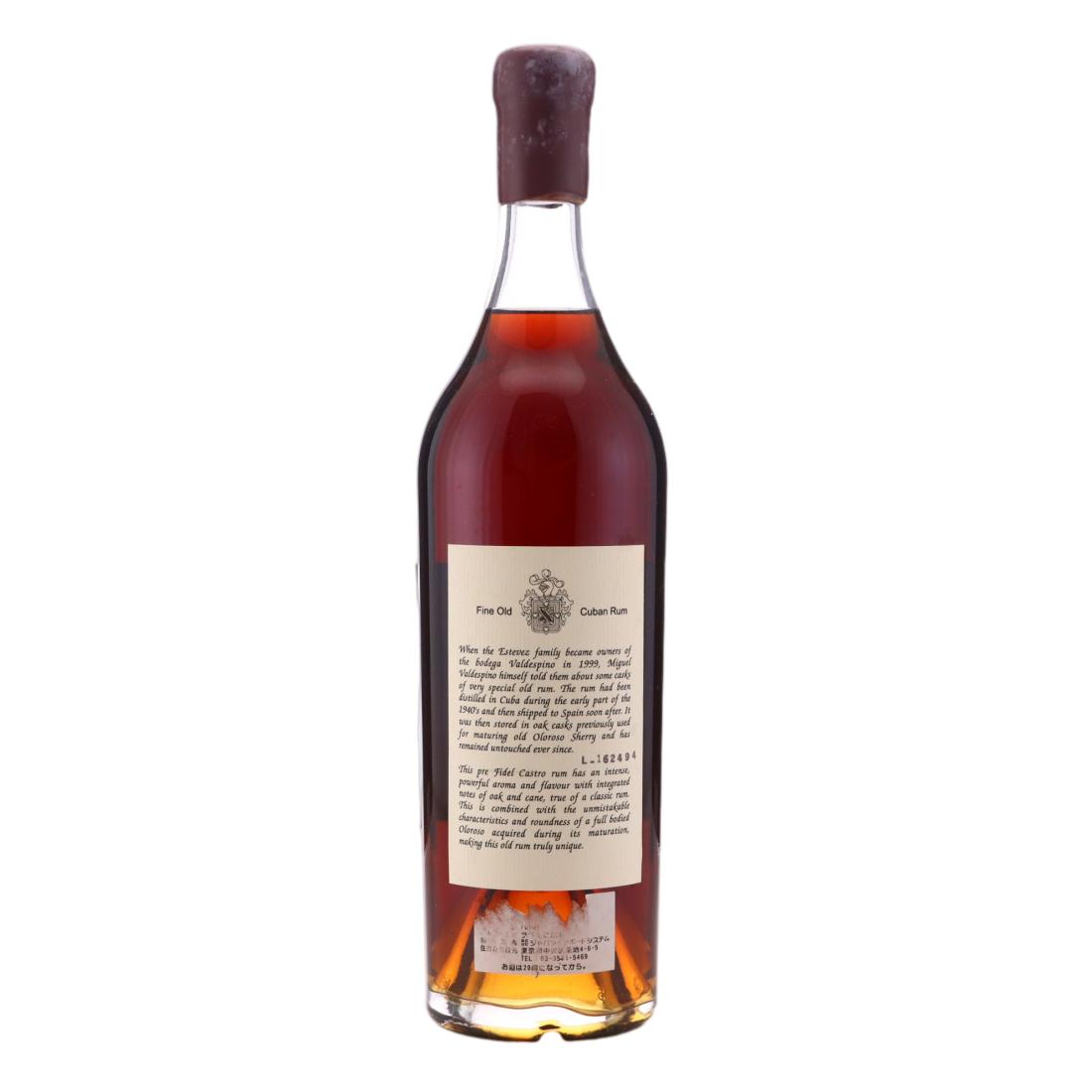 Legend of Cuban Rum pre-1962 Solera
