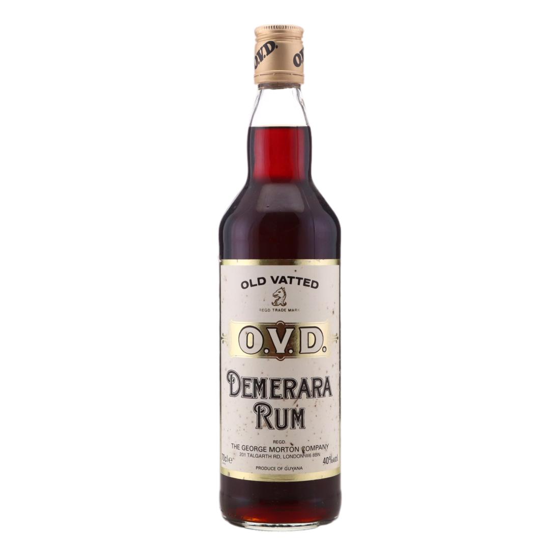 O.V.D Old Vatted Demerara Rum