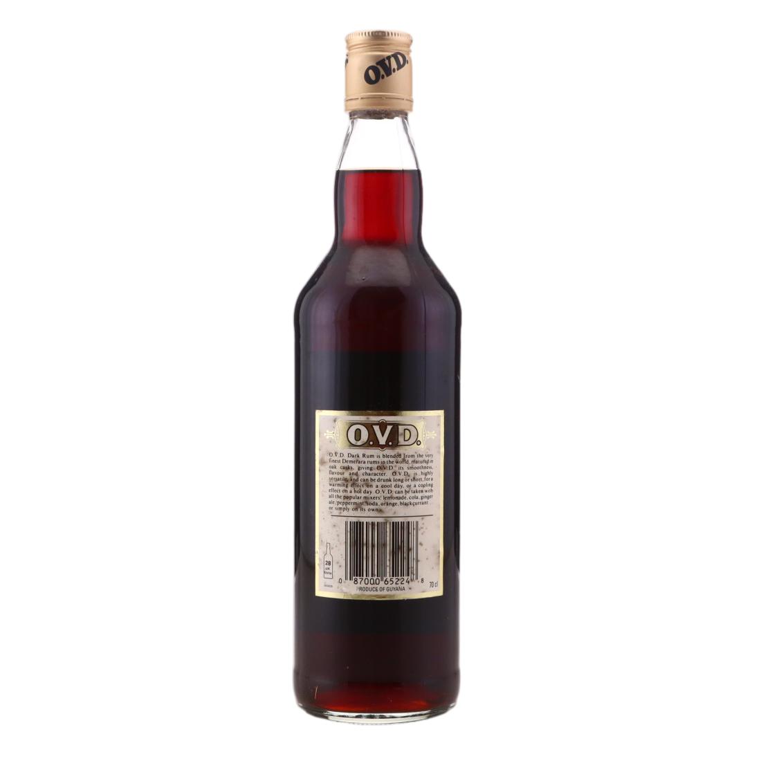 O.V.D Old Vatted Demerara Rum