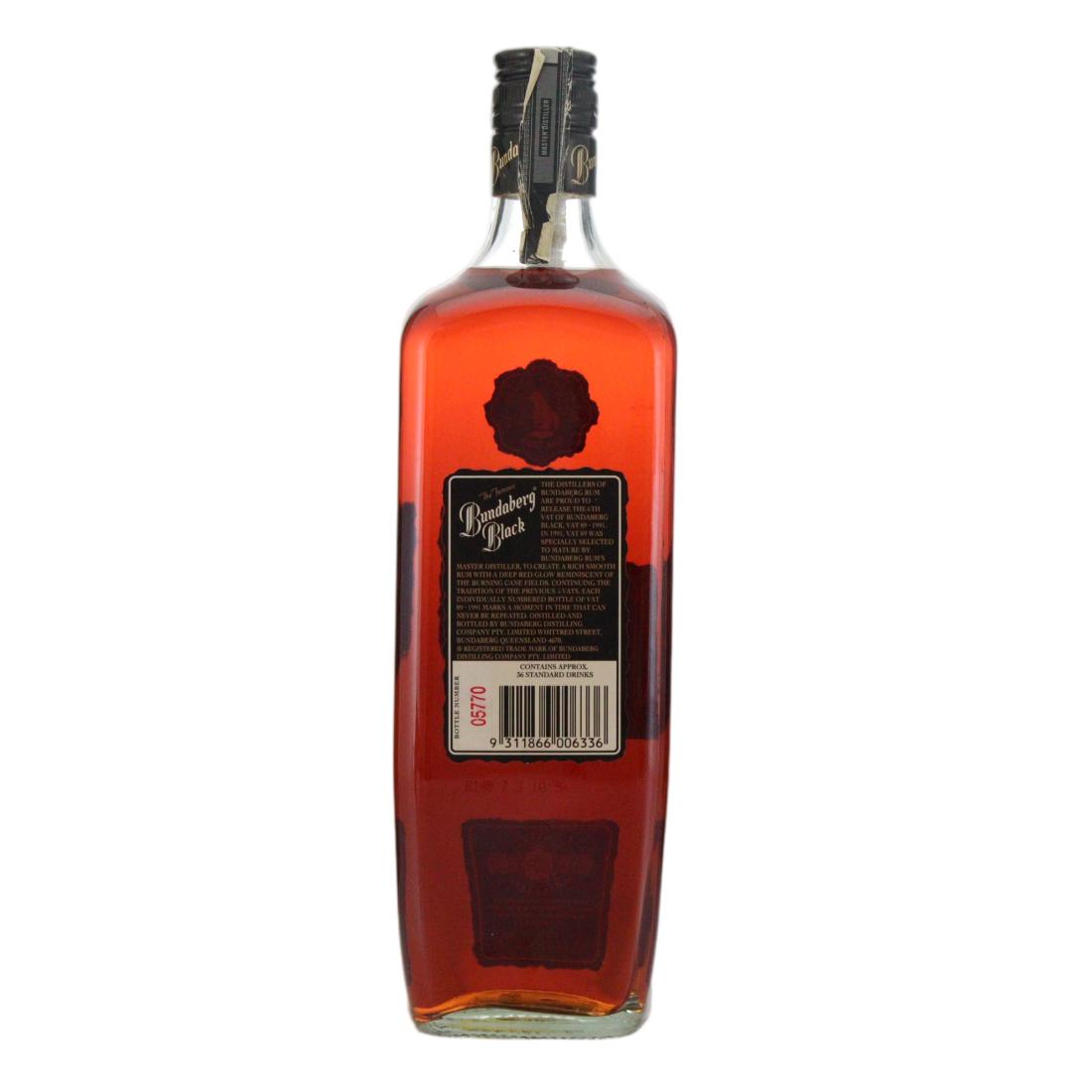 Bundaberg Black 1991 Vat 89