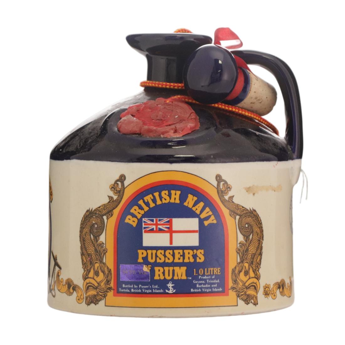 Pusser's British Navy Rum Decanter 95.9 Proof 1 Litre