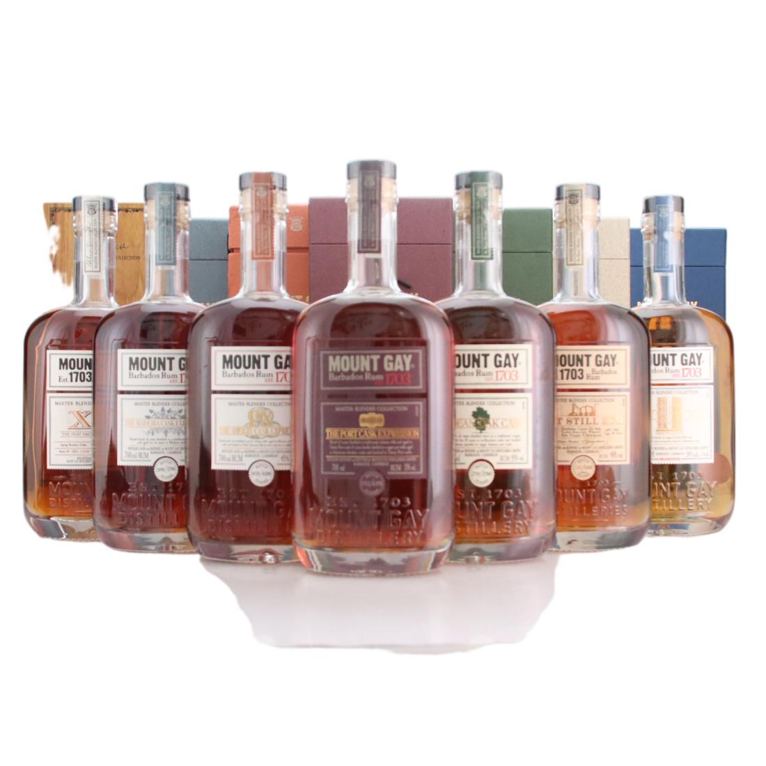 Mount Gay Master Blended Collection x 7