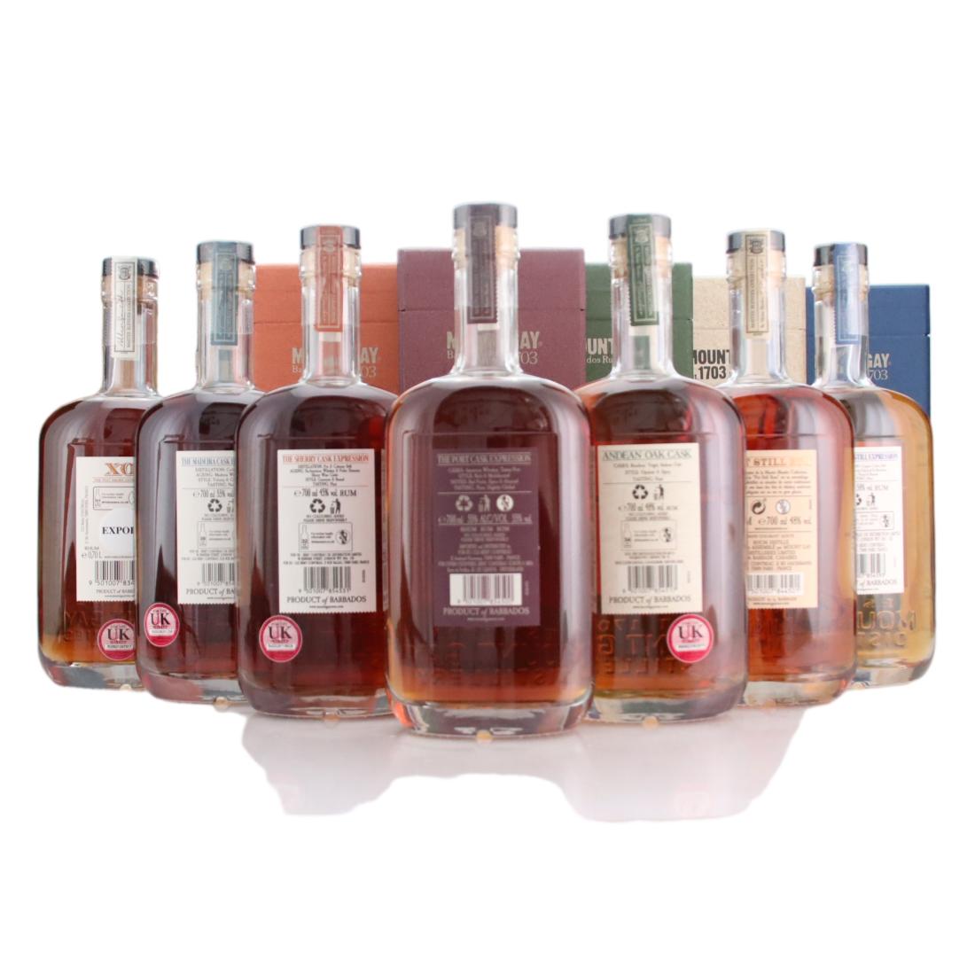 Mount Gay Master Blended Collection x 7