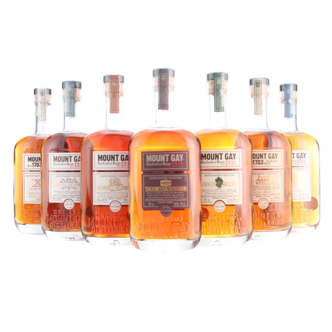 Mount Gay Master Blended Collection x 7