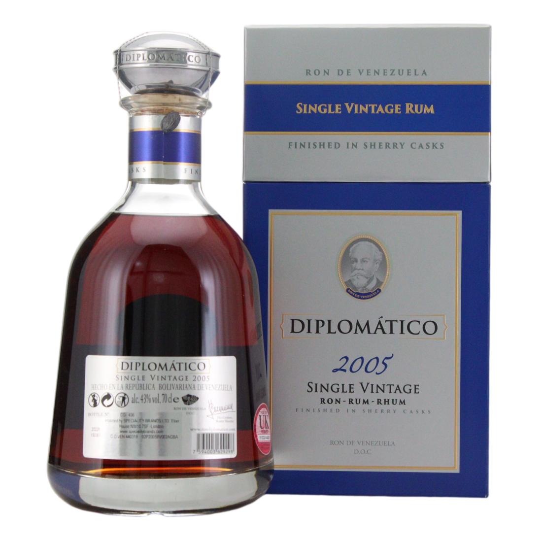 Diplomático 2005 Single Vintage