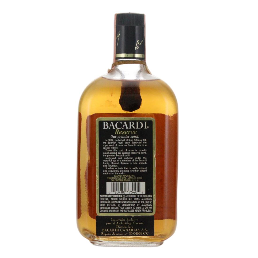 Bacardi Reserve