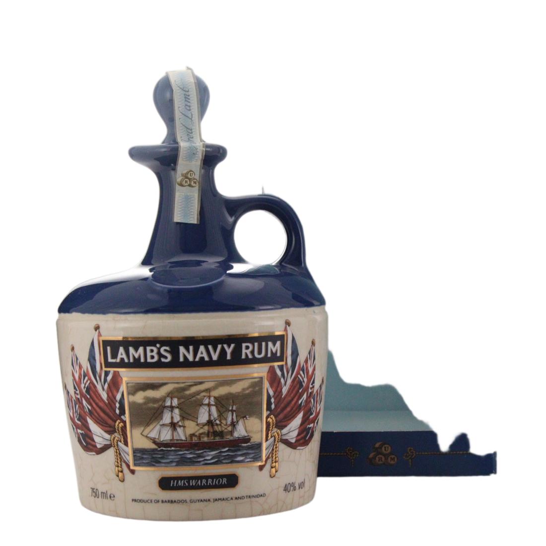 Lamb's Navy Rum The Alfred Lamb's Victorian Ships Collection - HMS Warrior Decanter
