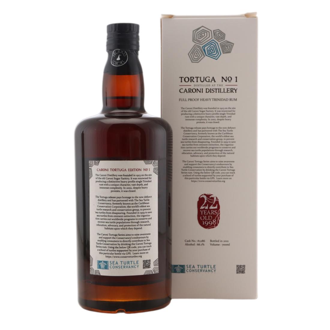 Caroni 1998 Tortuga No.1 22 Year Old