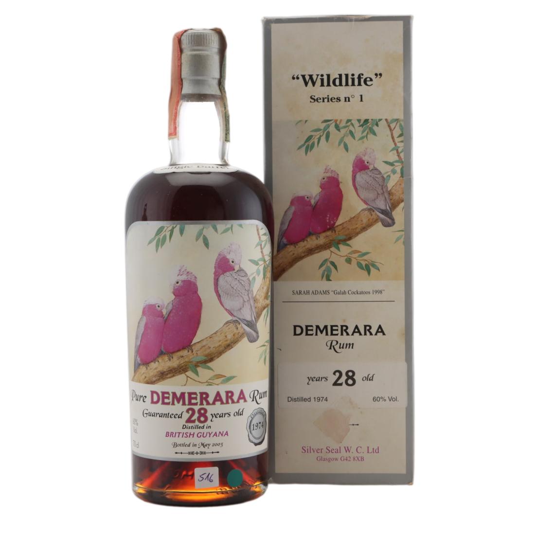 Demerara 1974 Wildlife 28 Year Old - Series No.1