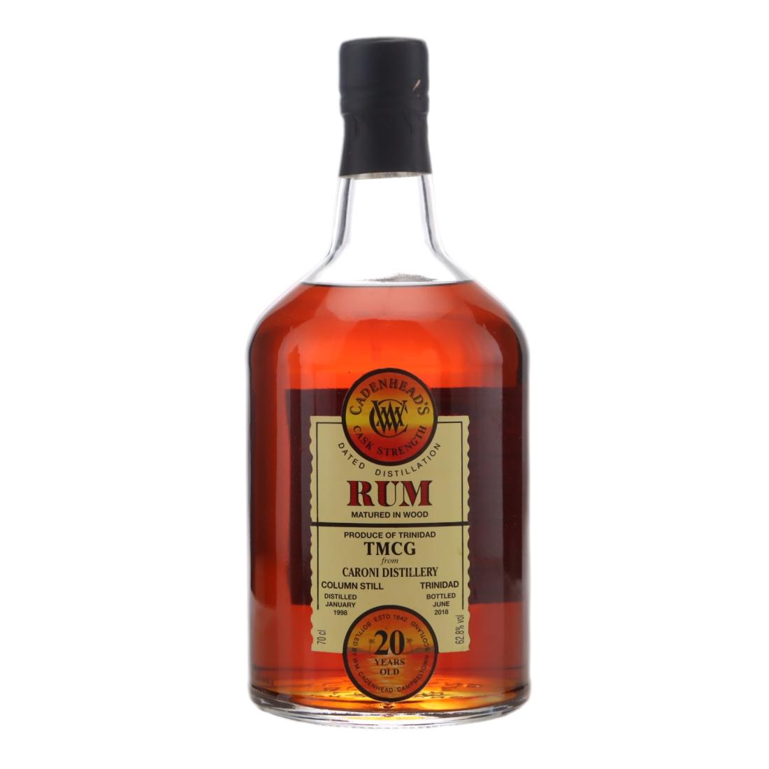 Caroni TMCG 1998 Cadenhead's Dated Distillation 20 Year Old