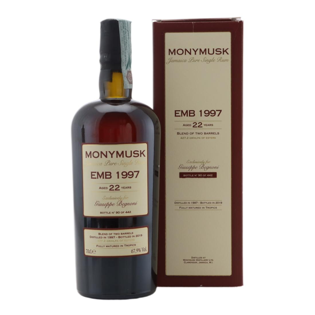 Monymusk EMB 1997 Blend of Two Barrels 22 Year Old