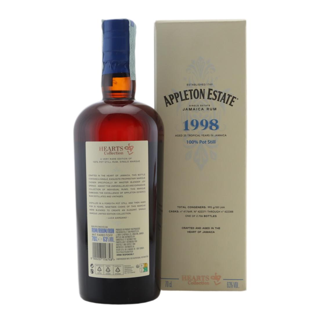 Appleton Estate 1998 Hearts Collection 25 Year Old
