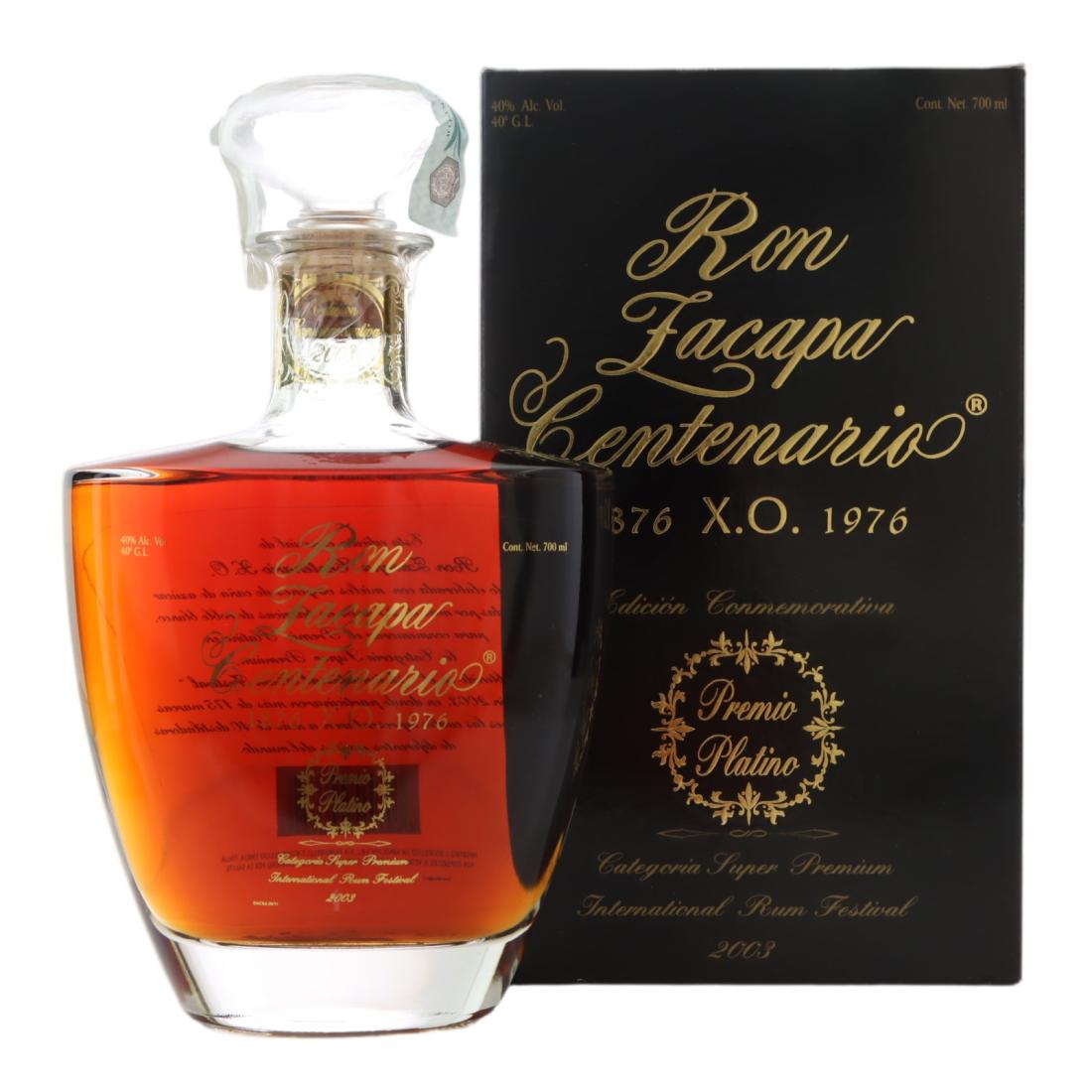 Ron Zacapa Centenario XO Premio Platino