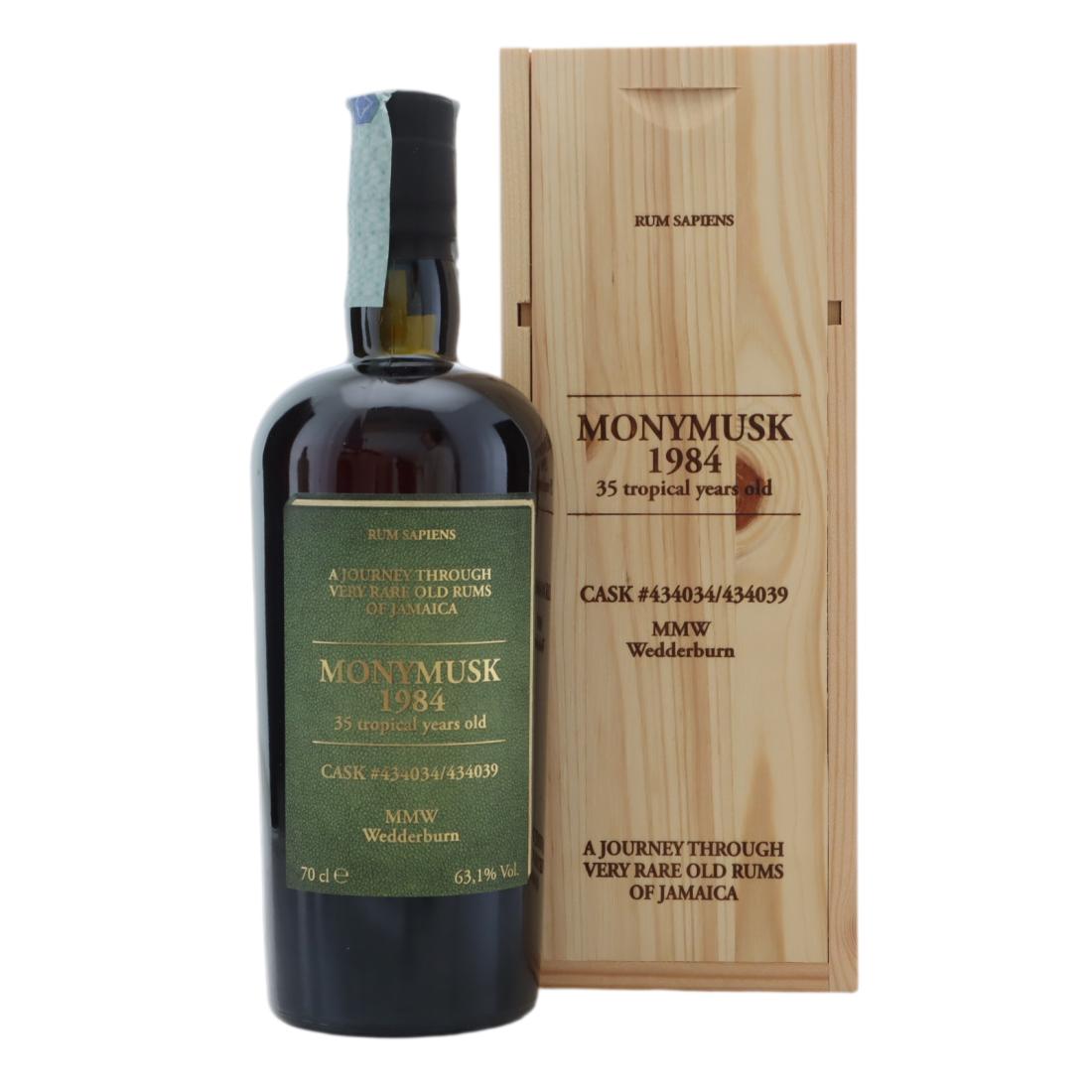 Monymusk MMW 1984 Rum Sapiens 35 Year Old