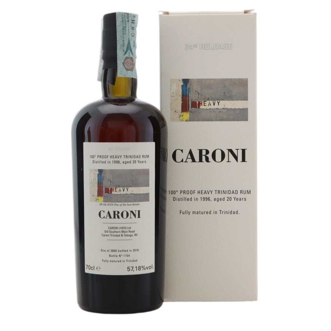 Caroni 1996 100° Proof 20 Year Old Heavy