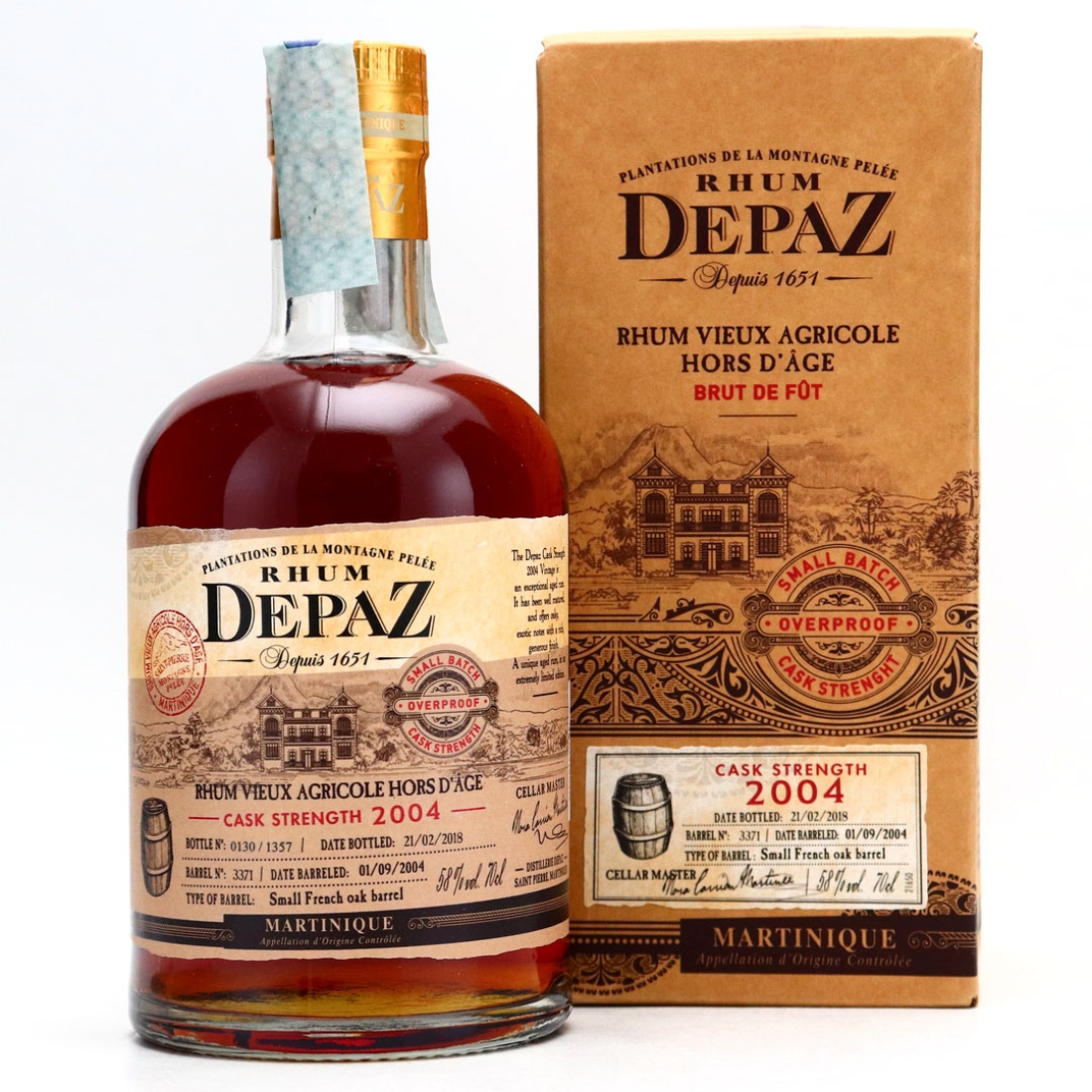 Depaz 2004 Single Cask #3371