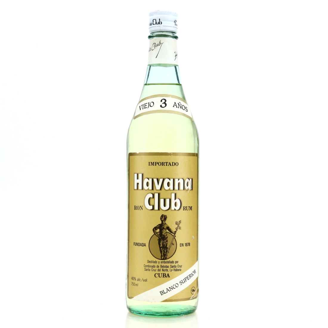 Havana Club 3 Year Old Blanco Superior 1980s