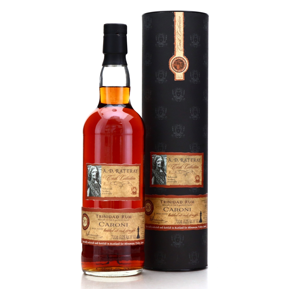 Caroni 1997 A.D. Rattray 20 Year Old / Shinanoya