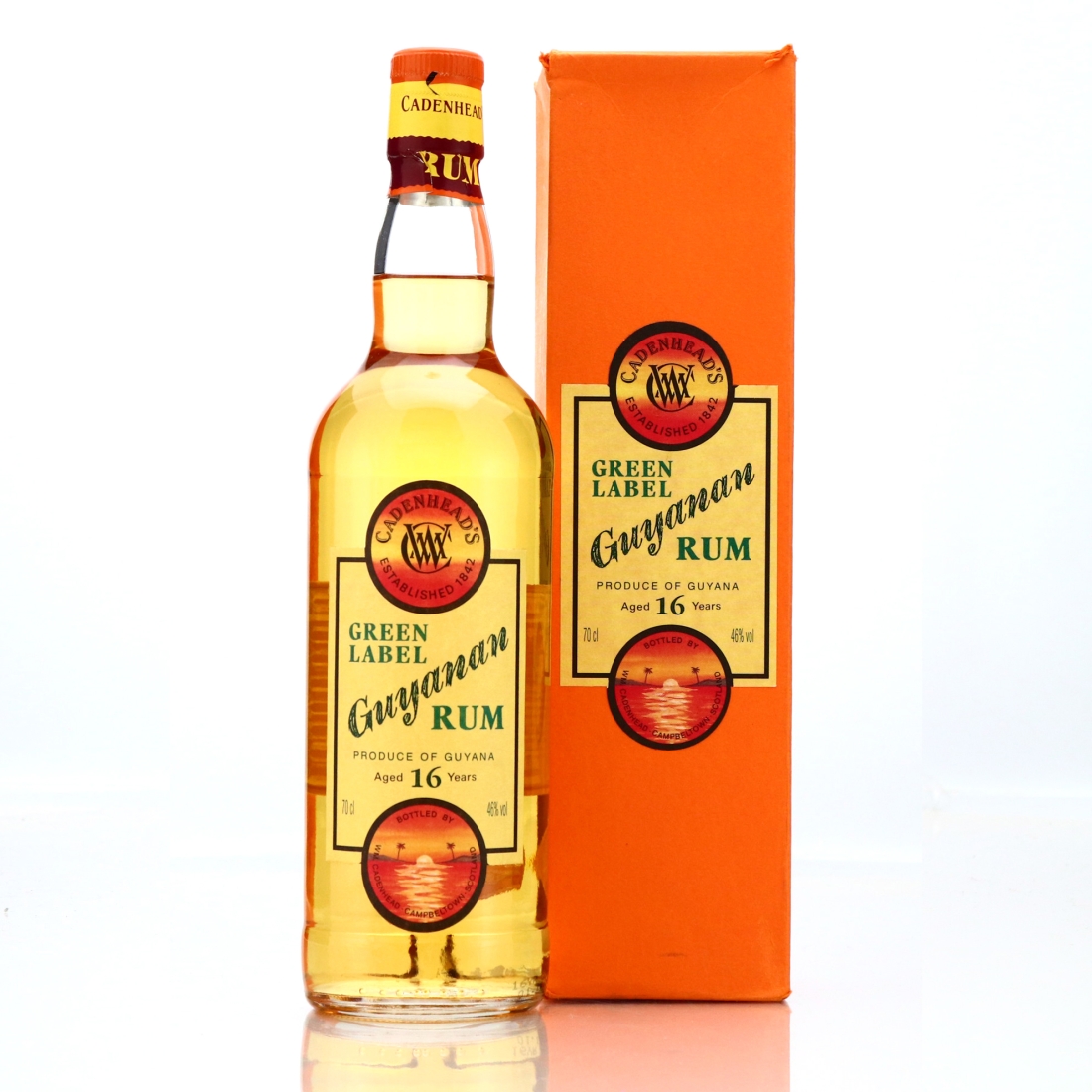 Guyana Rum 16 Year Old Cadenhead's Green Label