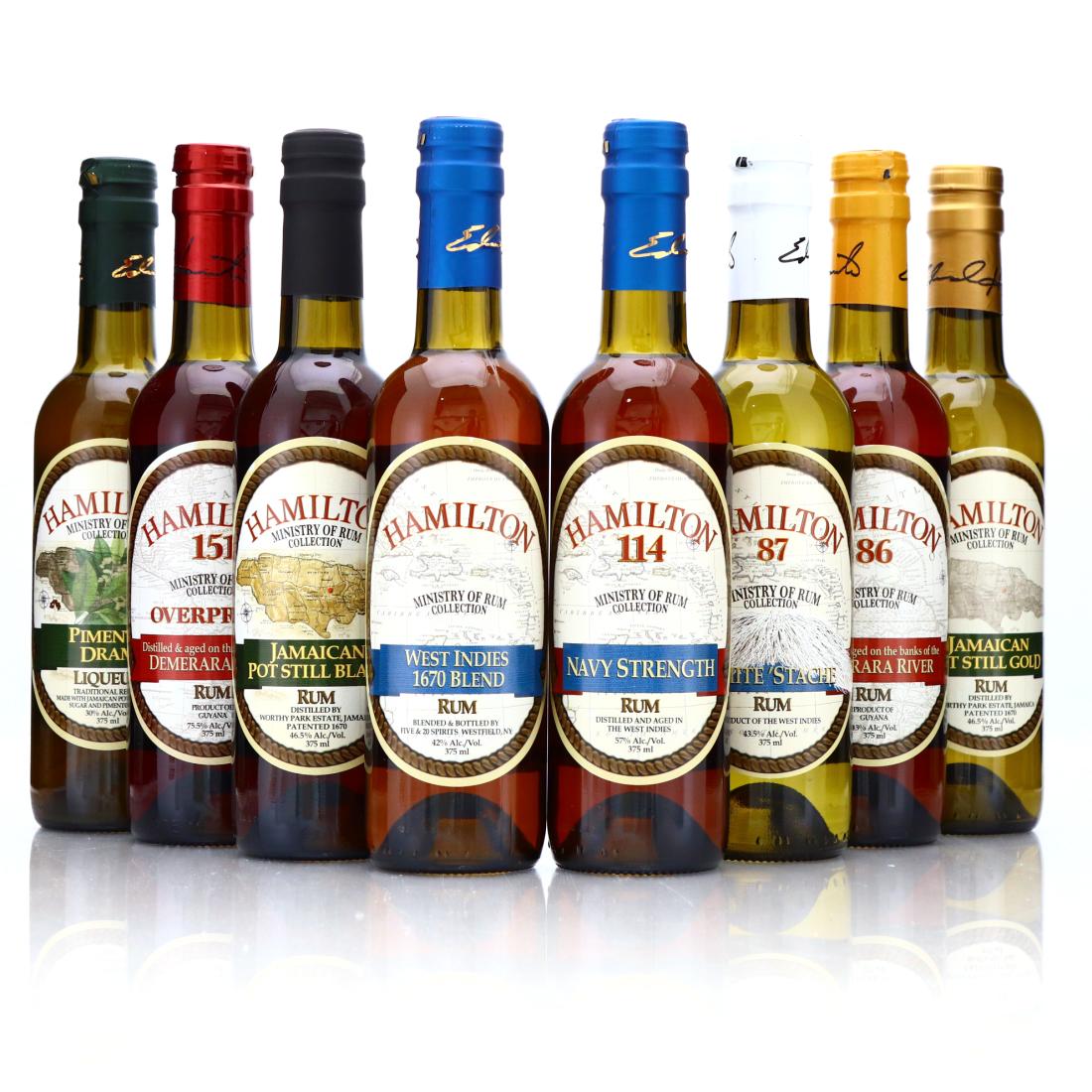 Hamilton Ministy of Rum Collection 8 x 37.5cl