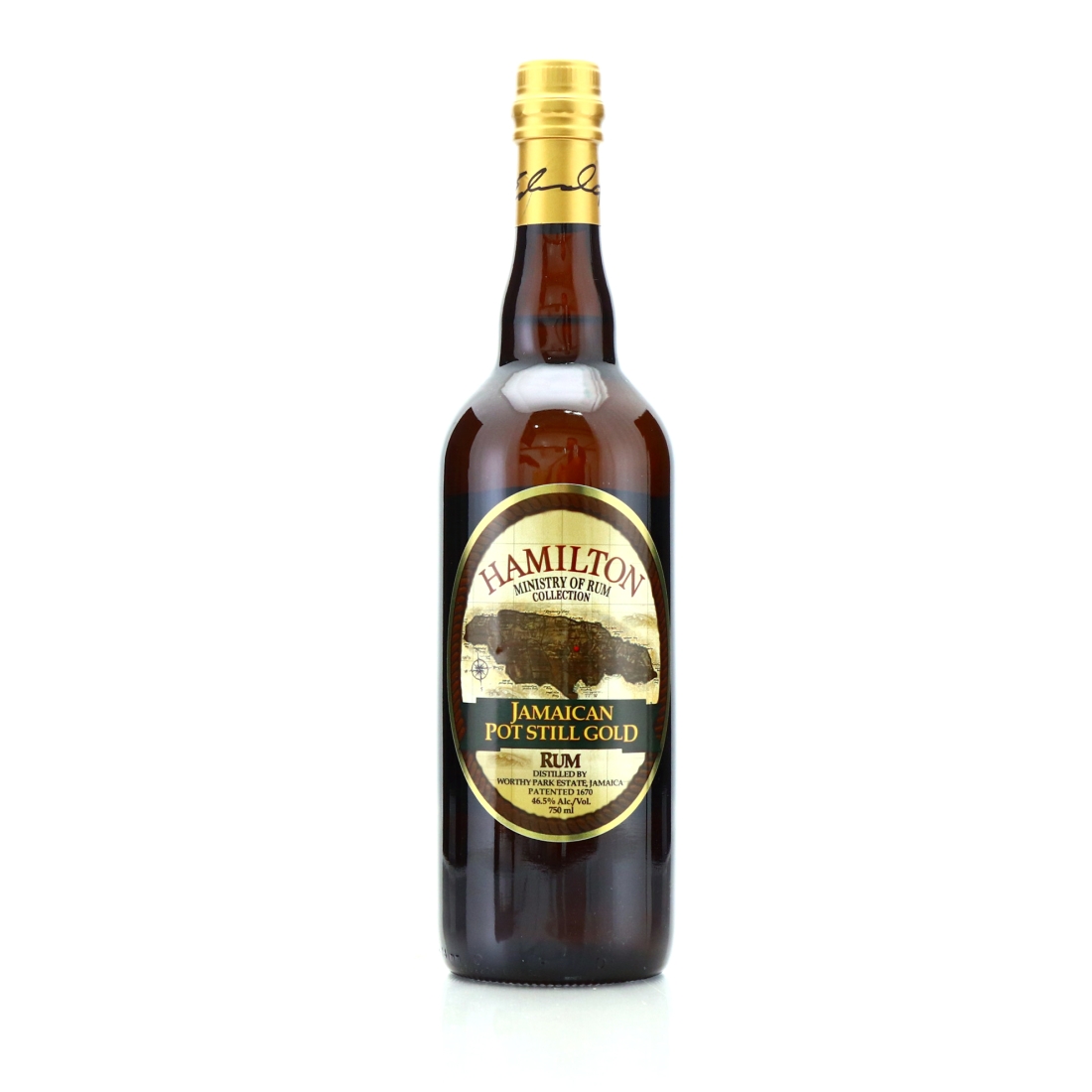 Worthy Park Hamilton Jamaican Pot Still Gold 75cl / US Import