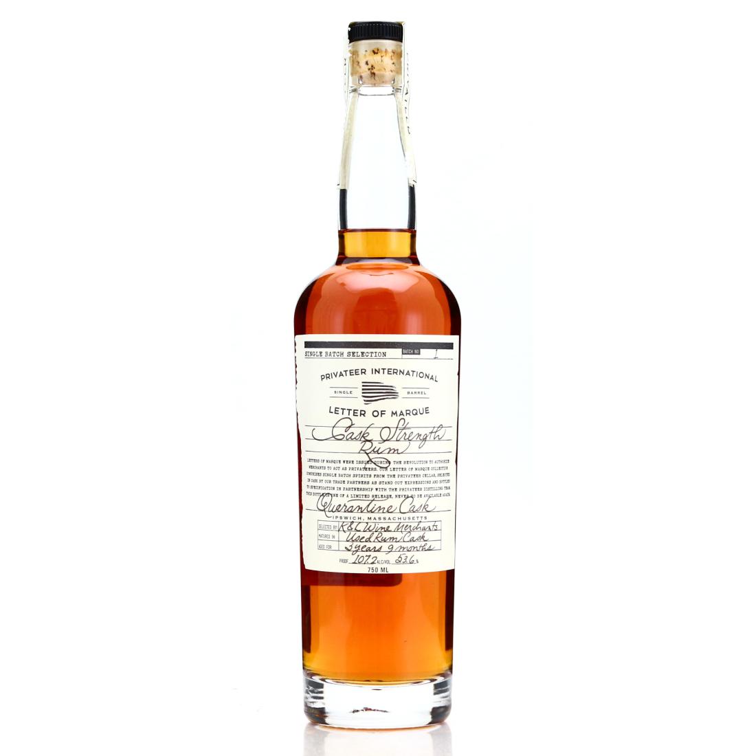Privateer Letter of Marque #1 Cask Strength 'Quarantine Cask' / K&L Wines