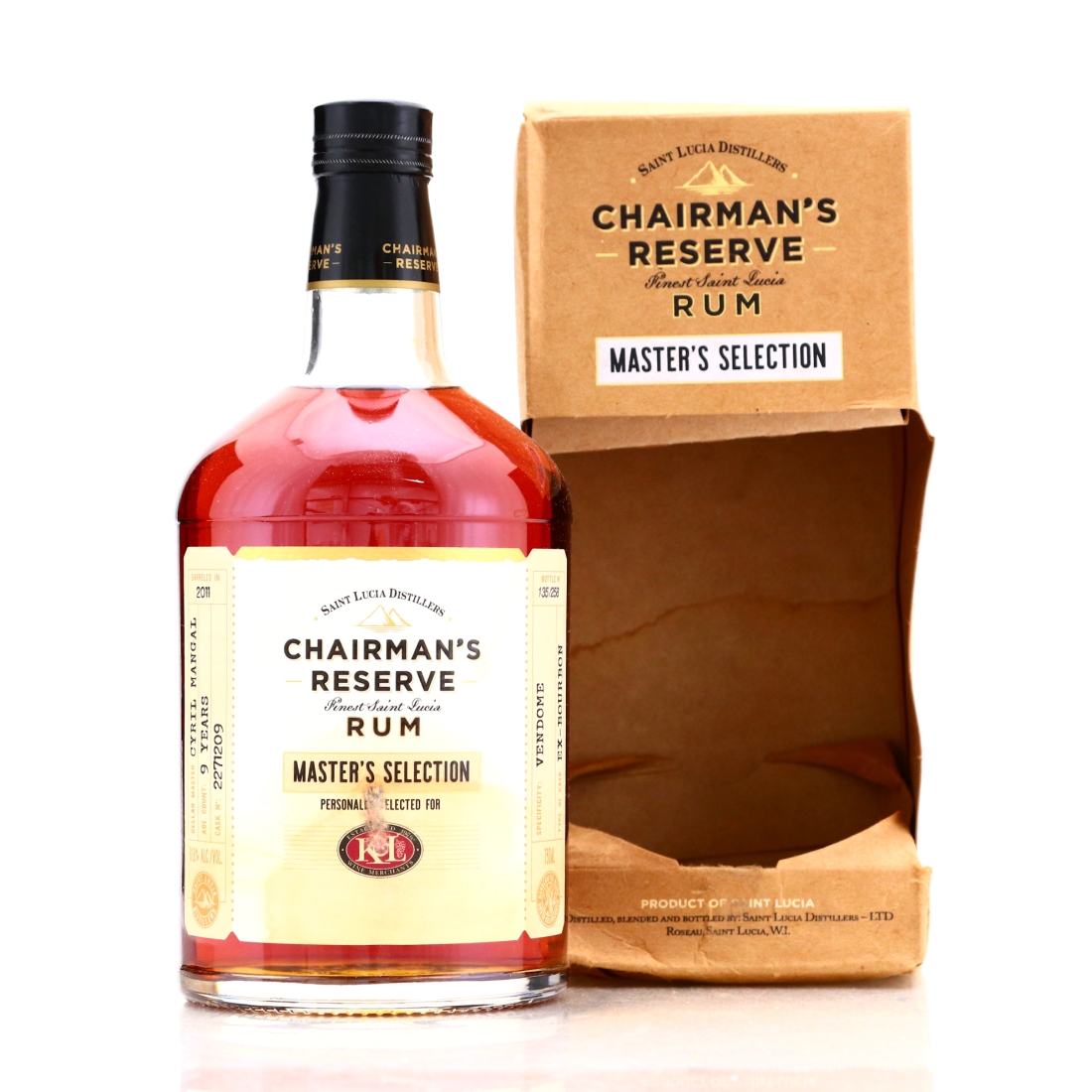 Chairman's Reserve 2011 Vendome Still Single Cask 9 Year Old 75cl / K&L Wines