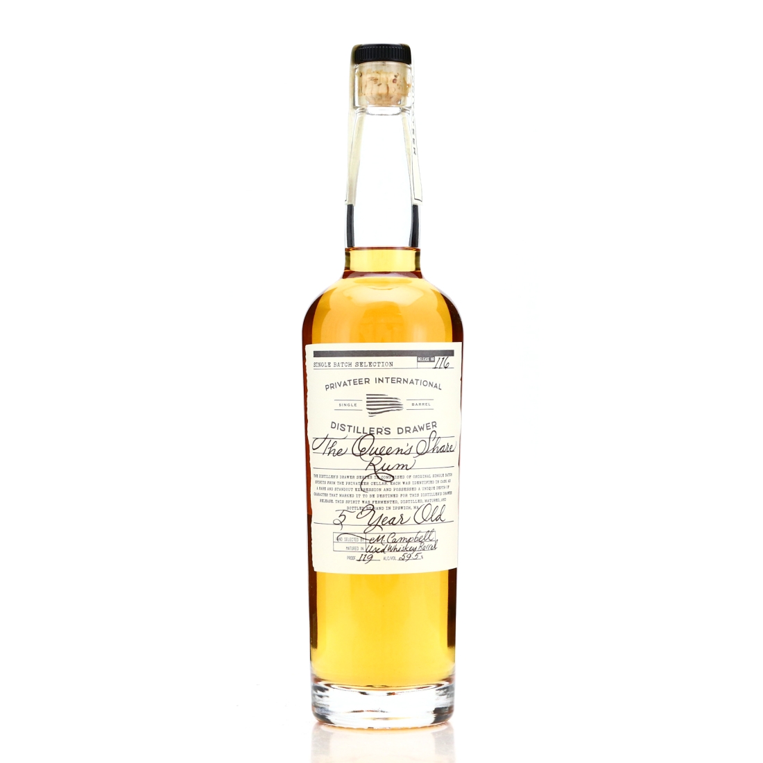 Privateer Distiller's Drawer #116 Queen's Share 5 Year Old