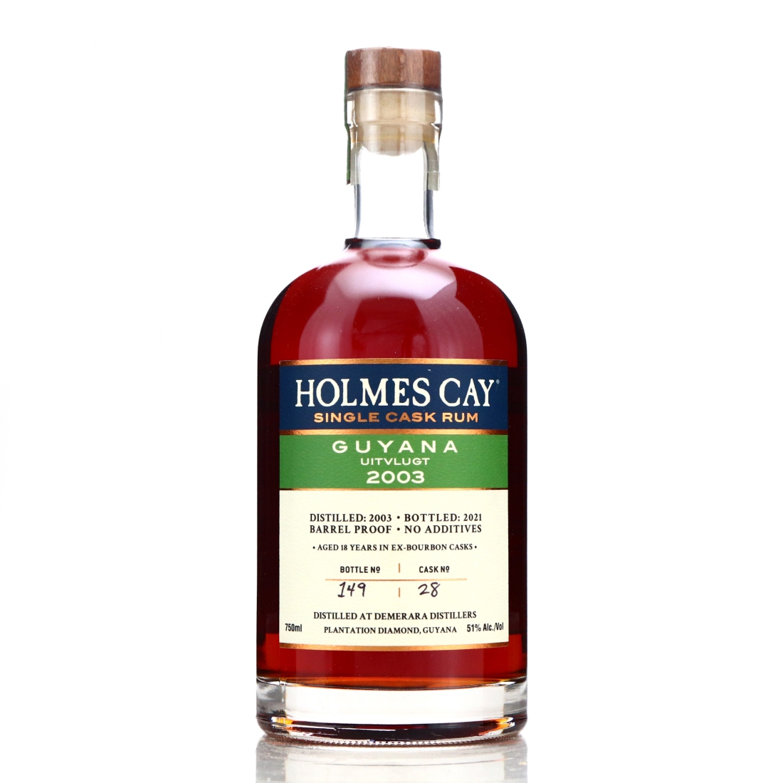 Uitvlugt 2003 Holmes Cay 18 Year Old