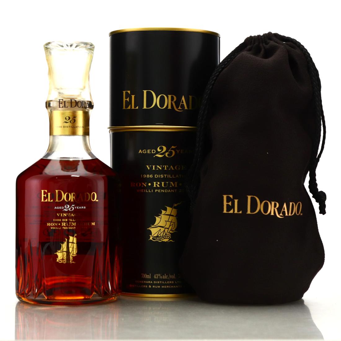 Image for El Dorado 1986 25 Year Old Special Reserve