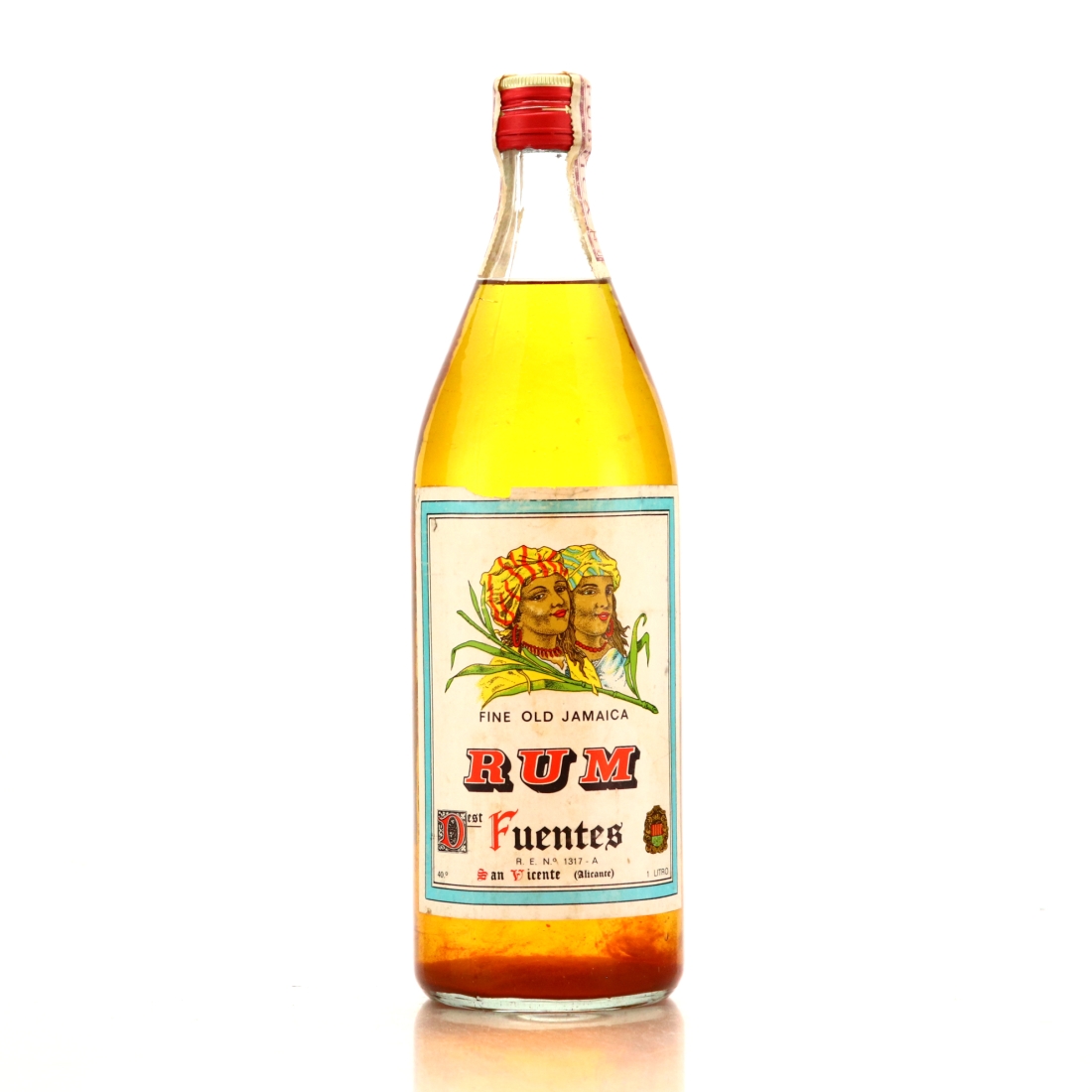 Fuentes Jamaica Rum 1 Litre 1960s