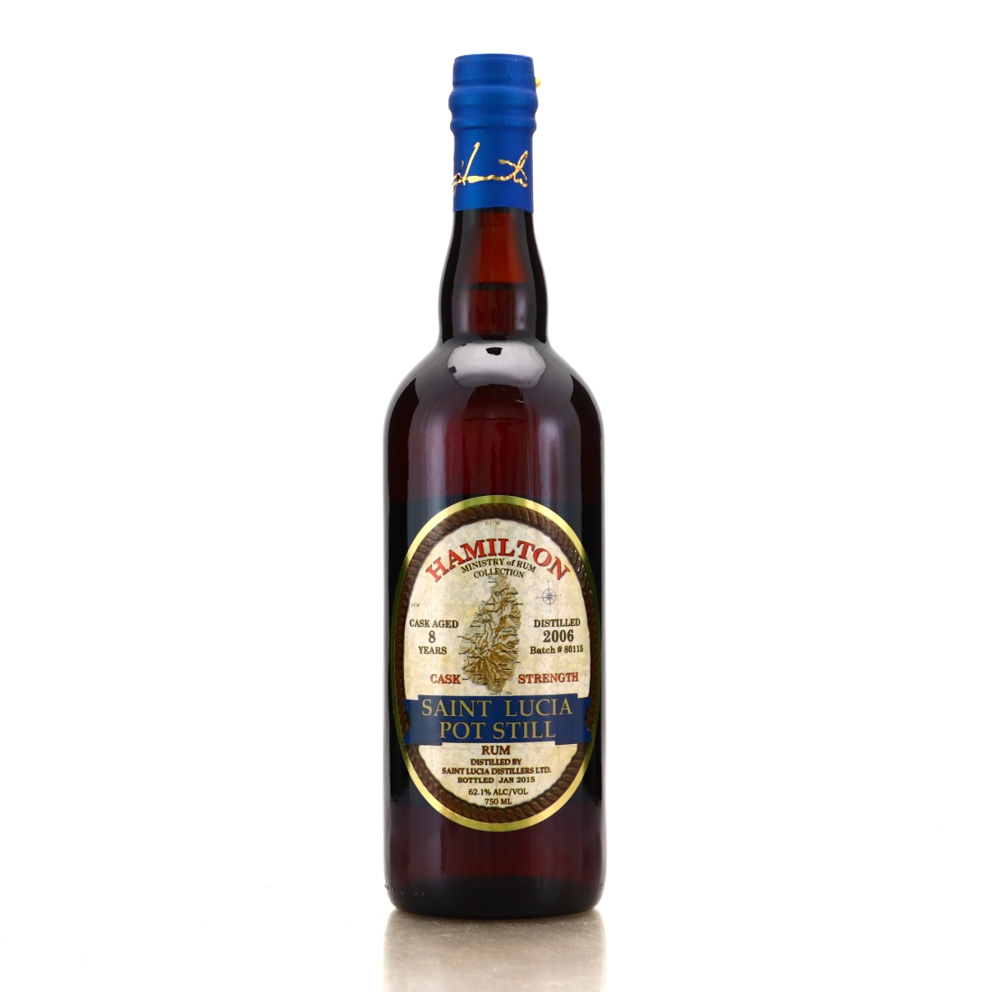 St Lucia 2006 Hamilton 8 Year Old 75cl / US Import