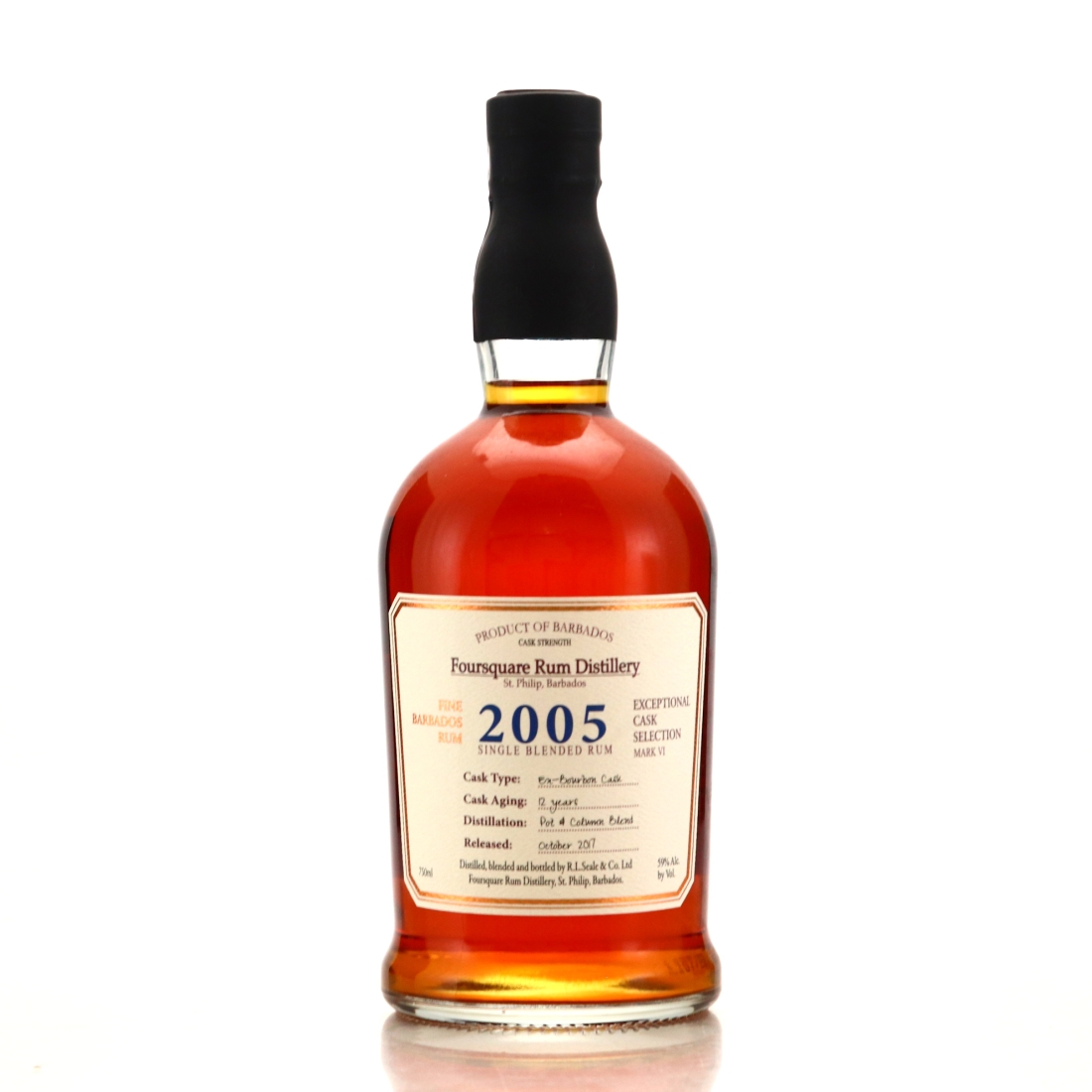Foursquare 2005 Bourbon Cask 12 Year Old 75cl / US Import