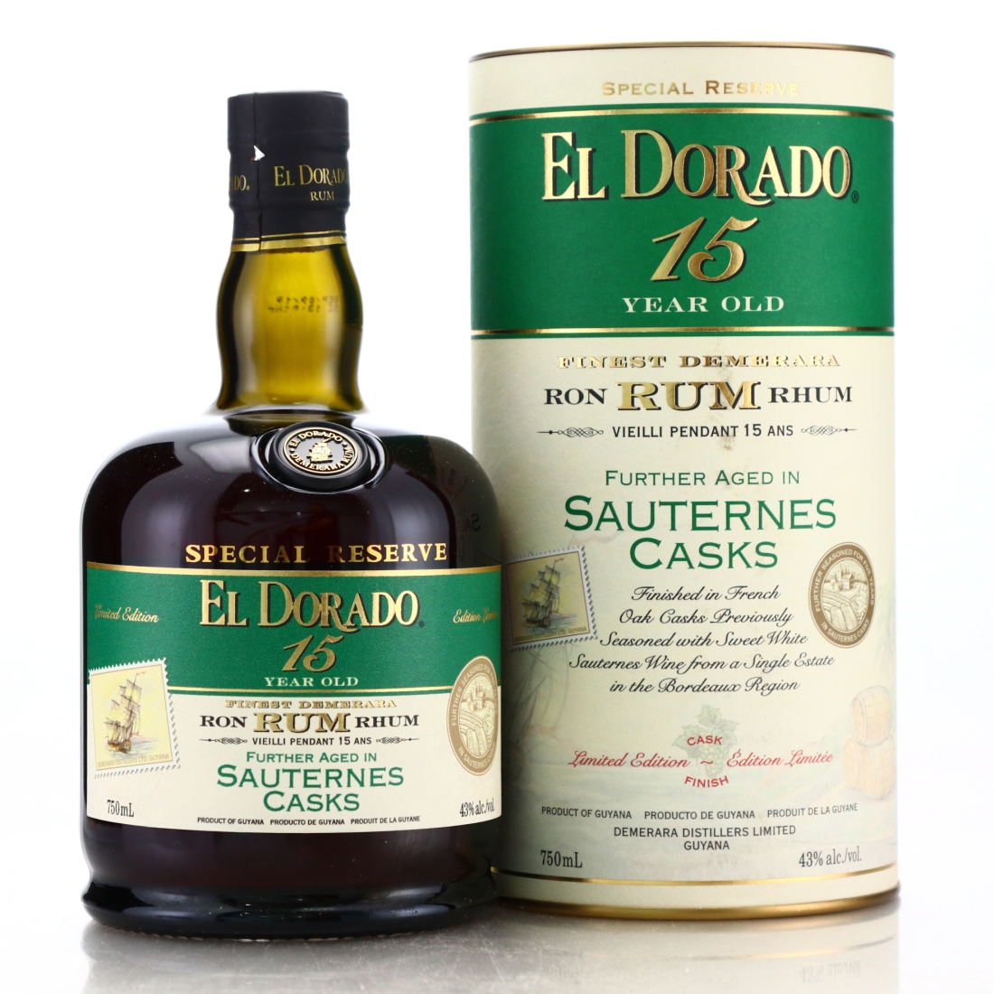 El Dorado 15 Year Old Sauternes Cask Finish