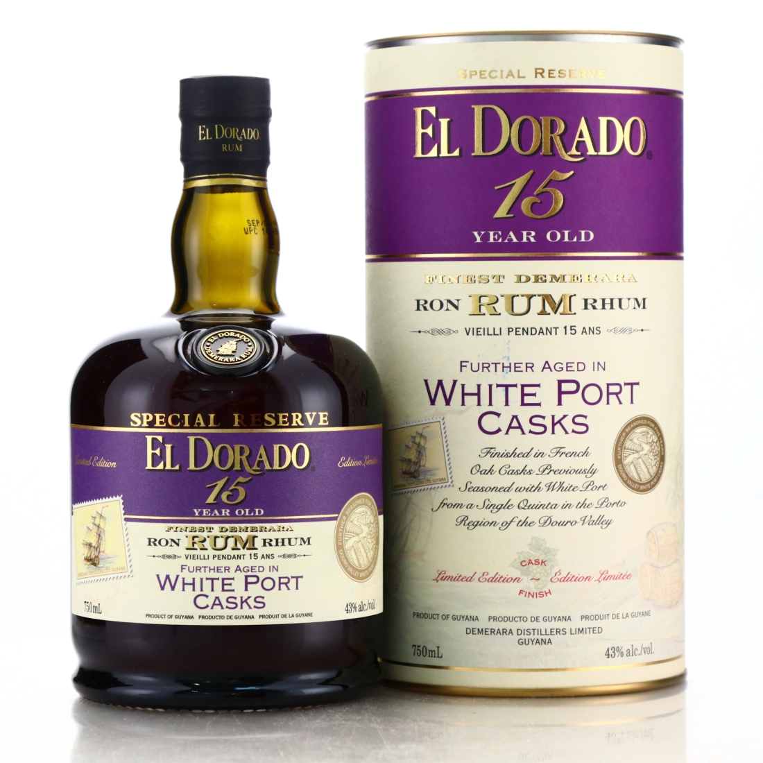 El Dorado 15 Year Old White Port Casks Finish