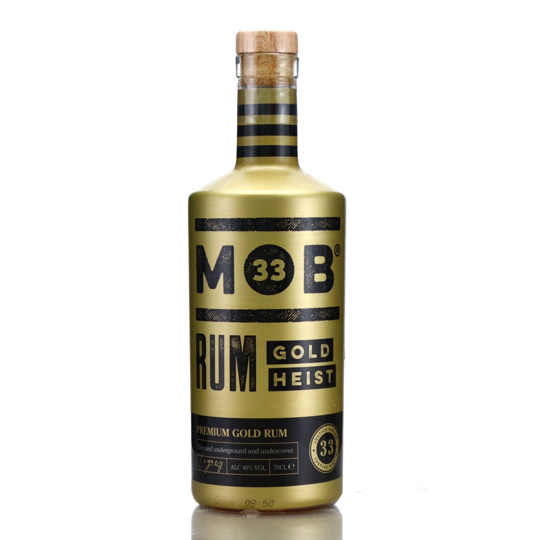 Mob 33 Gold Heist Premium Gold Rum