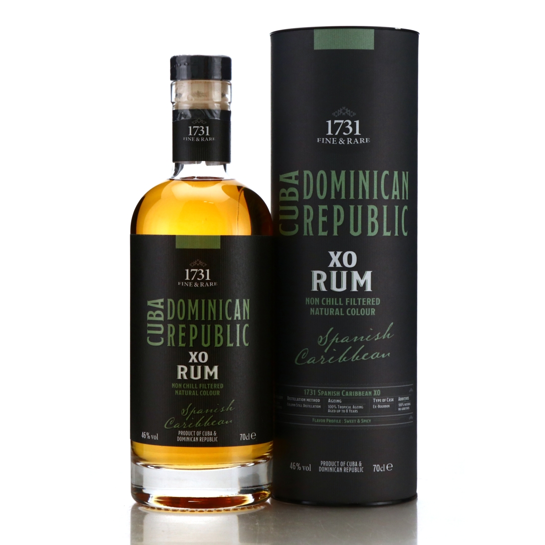 Spanish Caribbean Rum 8 Year Old 1731 Fine and Rare XO