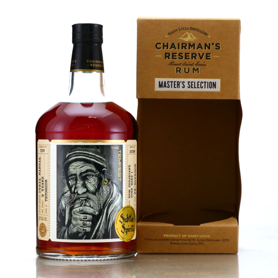 Chairman's Reserve 2011 John Dore Still Single Cask 9 Year Old 75cl / Subtle Spirits