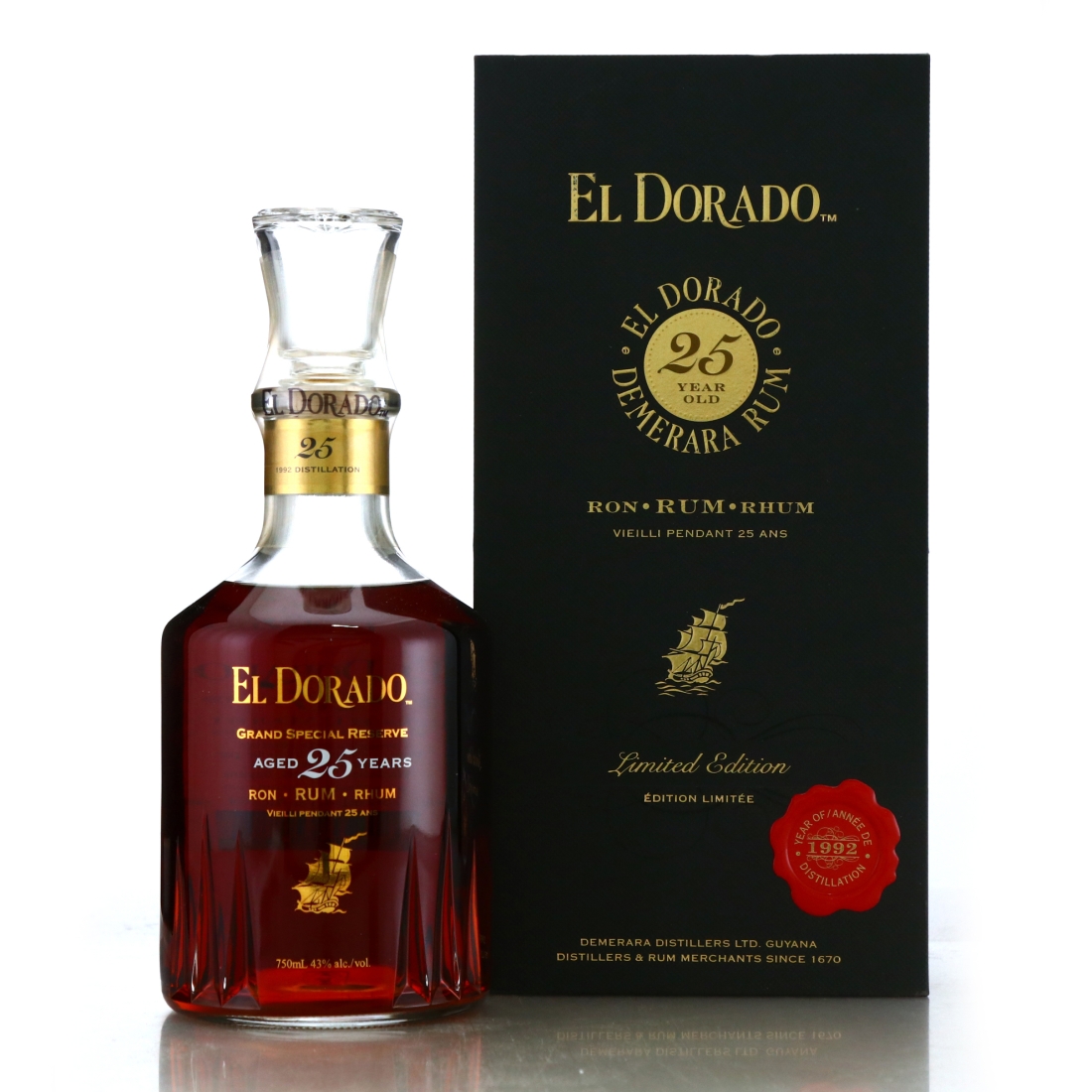 El Dorado 25 Year Old Limited Edition 75cl