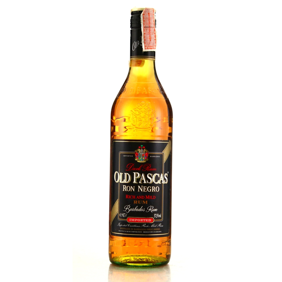 Ron Negro Old Pascas Barbados Rum