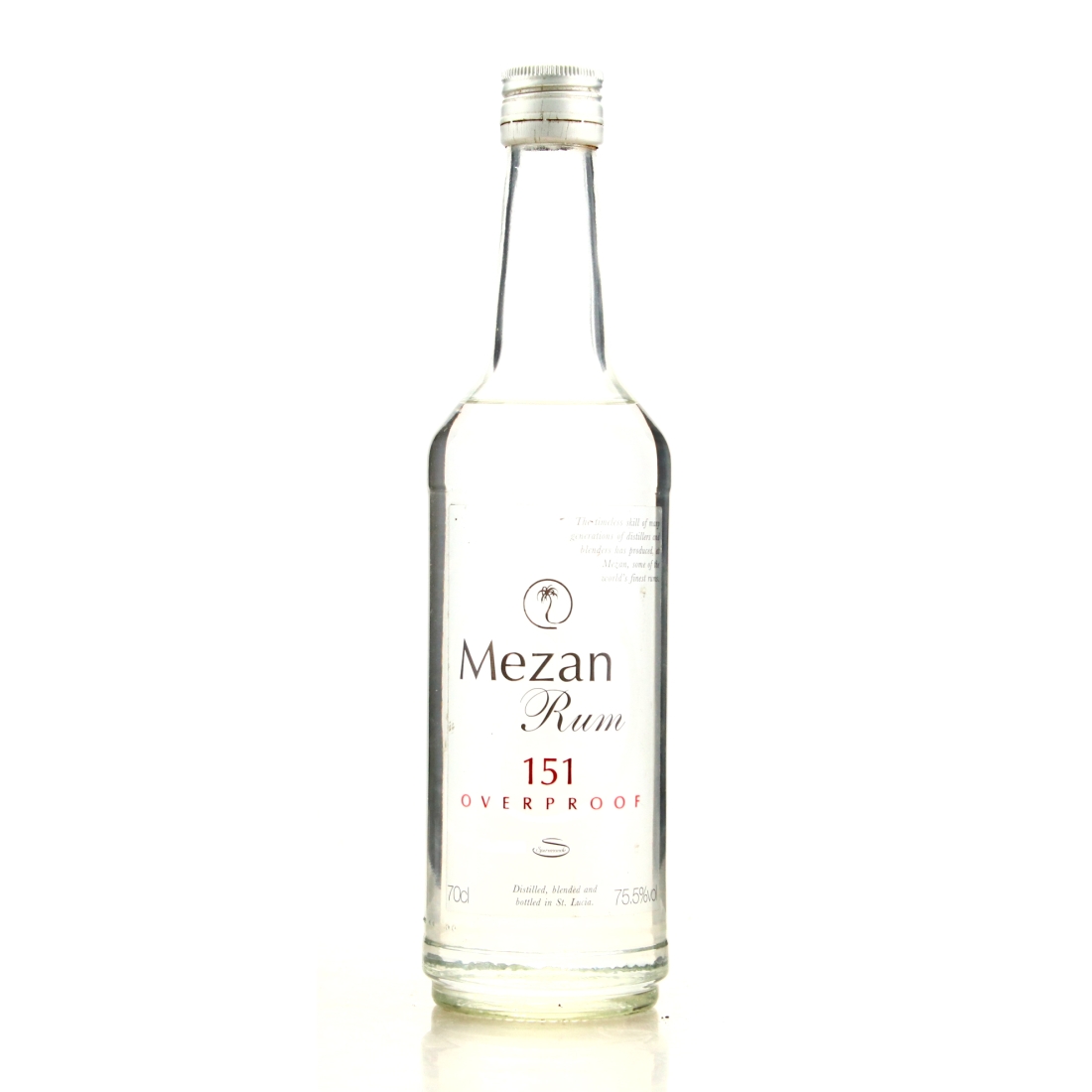 Mezan Overproof 151 St. Lucia White Rum