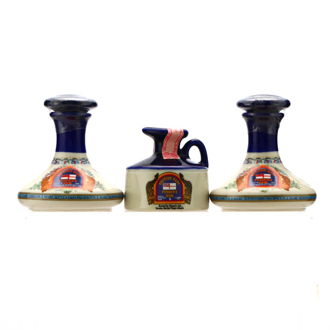 Pusser's British Navy Rum Miniature x 3