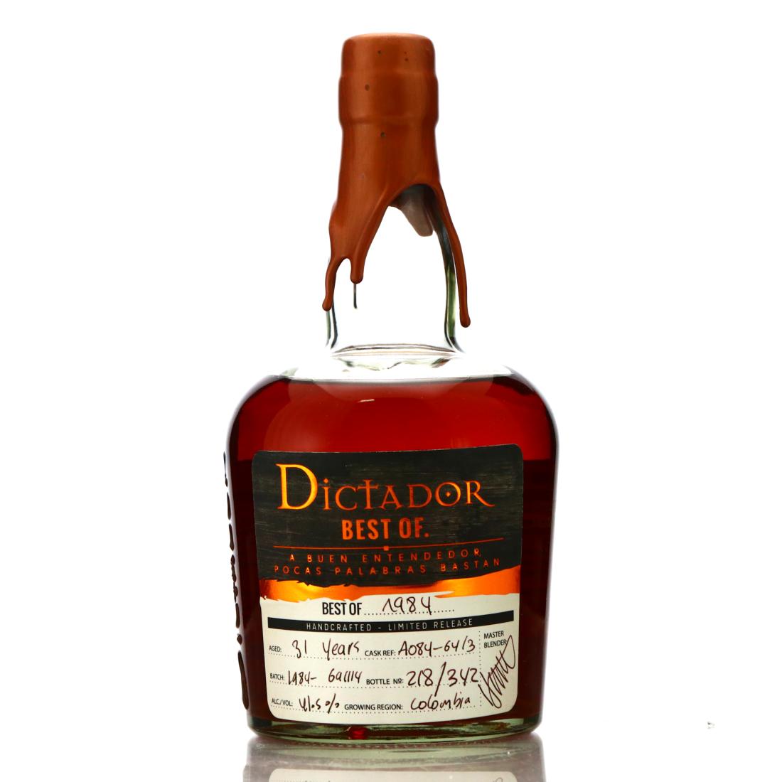 Dictador Best of 1984 31 Year Old Batch #691114