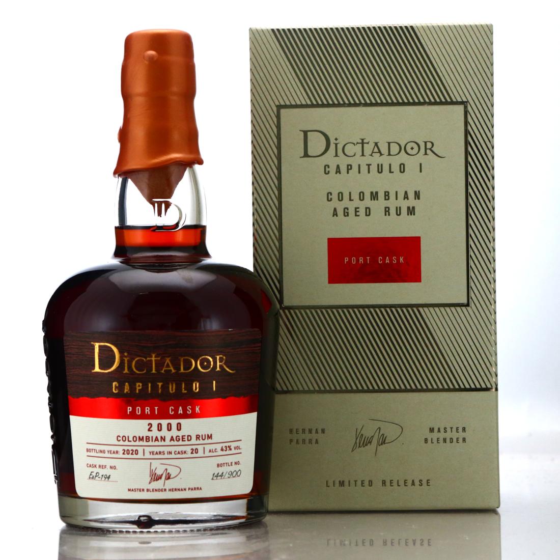 Dictador 2000 Single Port Cask 20 Year Old #194 / Capitulo I