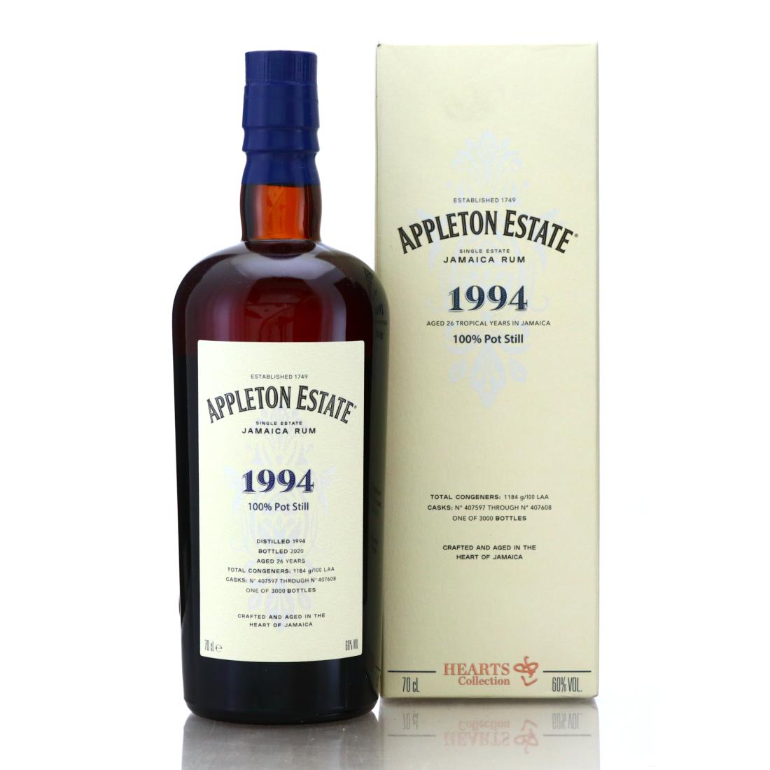 Image for Appleton Estate 1994 Hearts Collection 26 Year Old