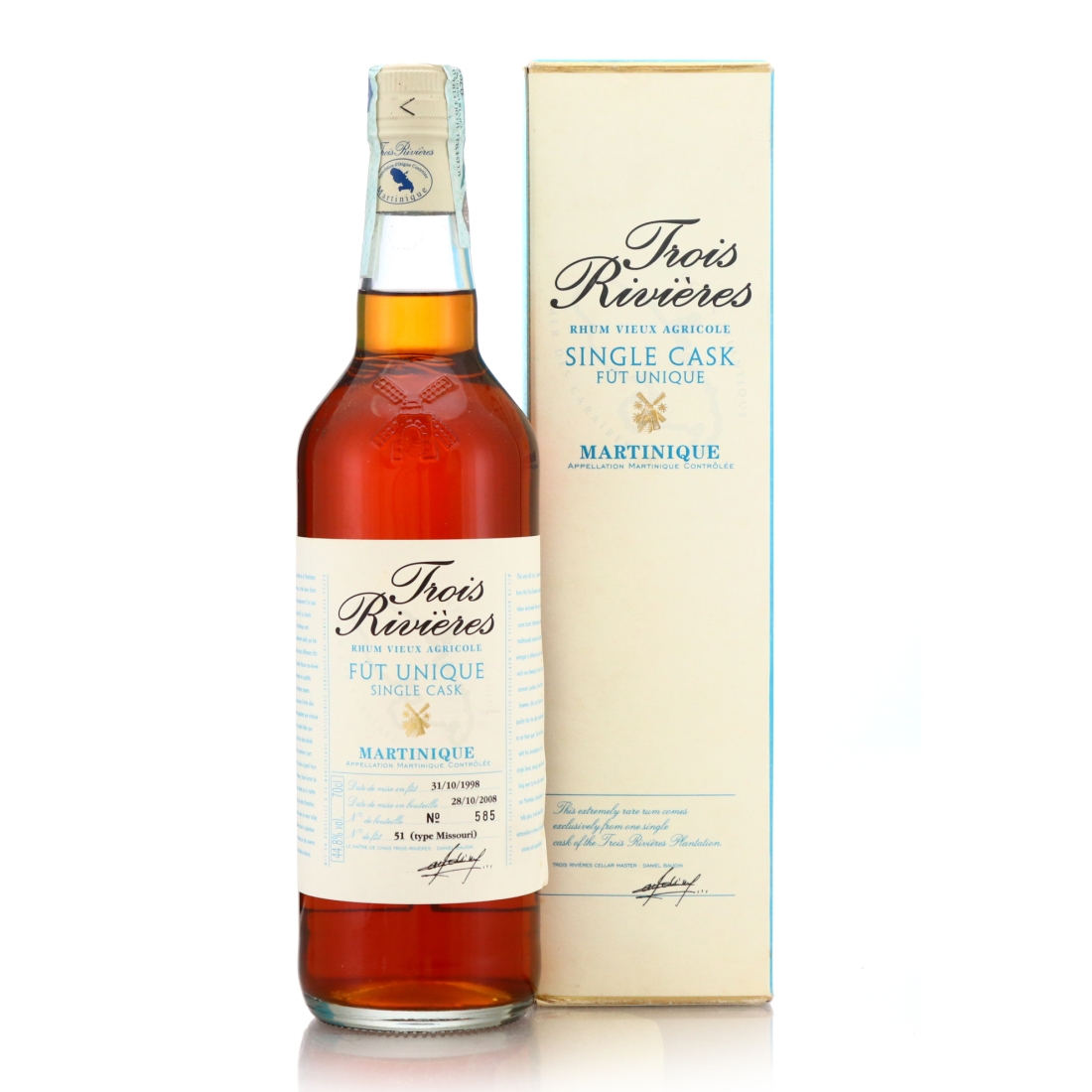 Trois Rivieres 1998 Fut Unique Single Cask #51