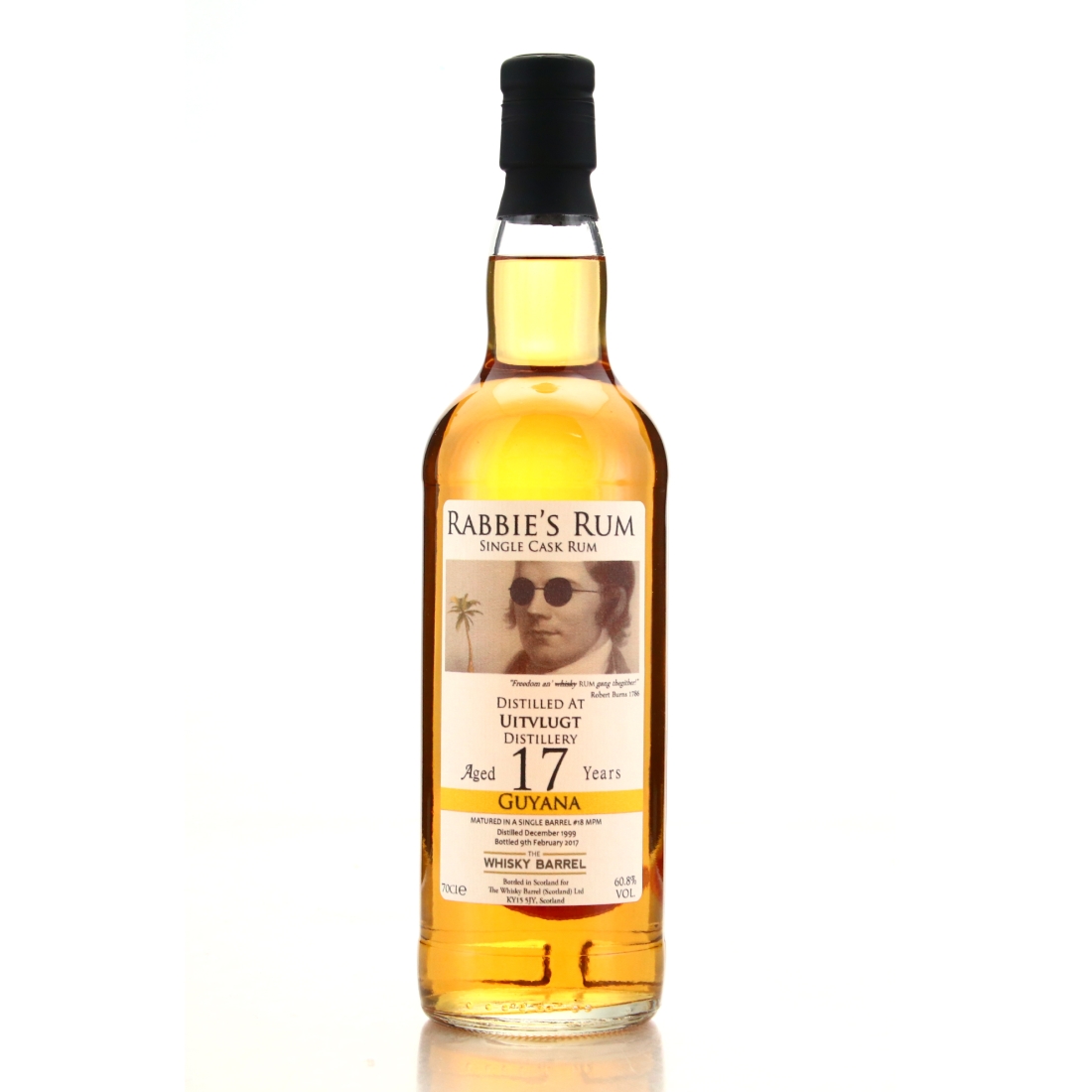 Port Mourant MPM 1999 Rabbies's Rum 17 Year Old​​​​​​​