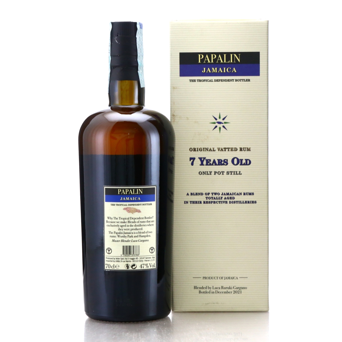 Image for Papalin 7 Year Old Velier Original Vatted Rum -