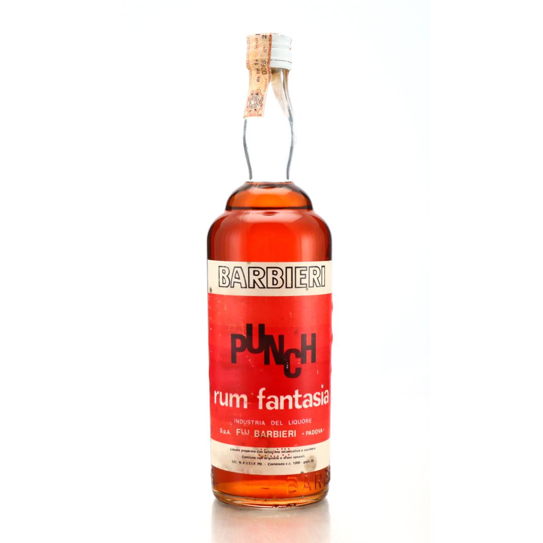 Barbieri Punch Rhum Di Fantasia 1 Litre 1960s